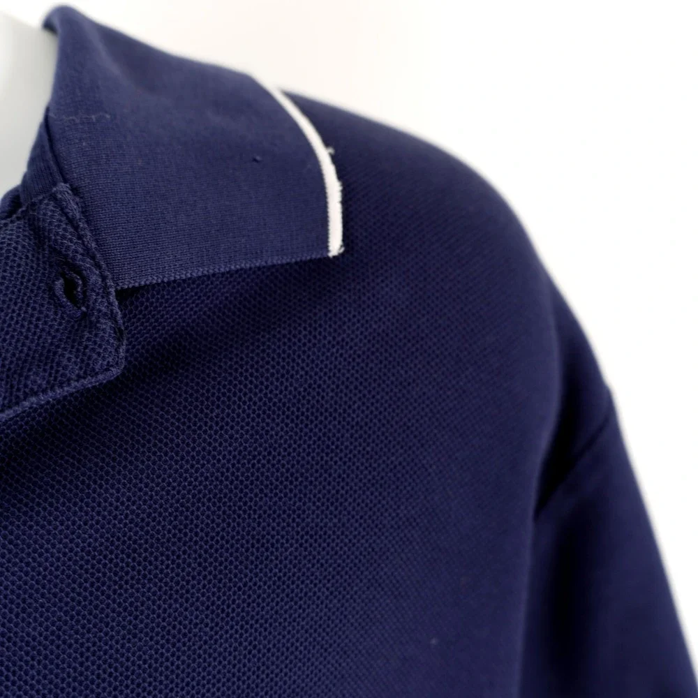 Polo Golf Ralph Lauren Blue Solid XL Cotton Polo Collared‎ Shirt Short Sleeve